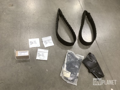 (7) Webbing Straps, (46) Repair Kits, (15) Shoulder Holsters & Assorted Items