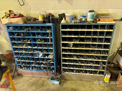 Quantity of (2) 36 in X 42 in Bolt Bin