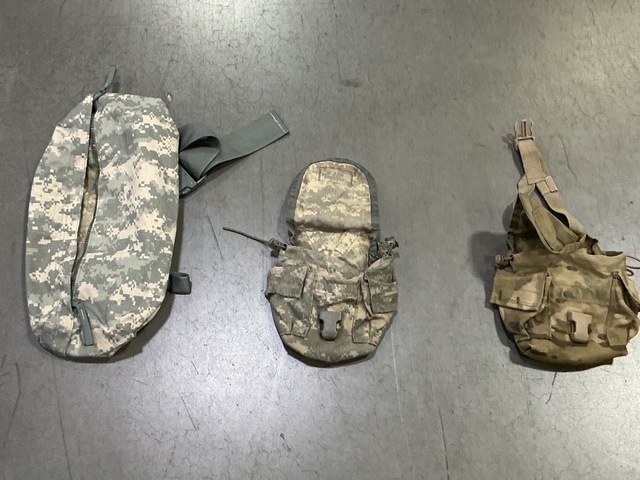 (70) Waist Packs, (147) General Purpose Canteen Pouches & Assorted Items