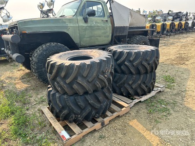 Quantity of (4) Titan HI- TRACTION LUG 18.4-16.1 Tires
