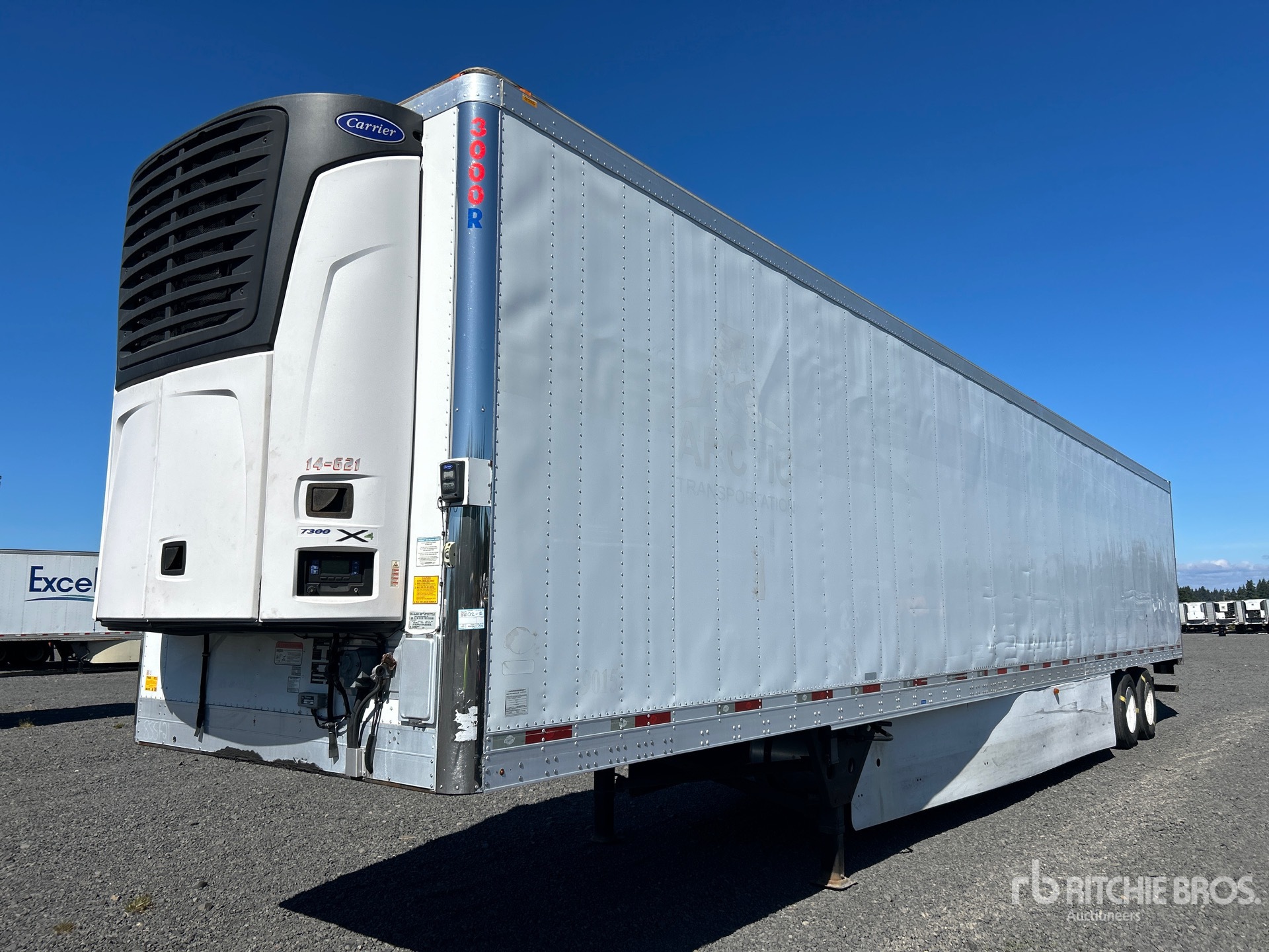 2017 Utility VS2RA 53 ft x 102 in T/A Refrigerated Trailer