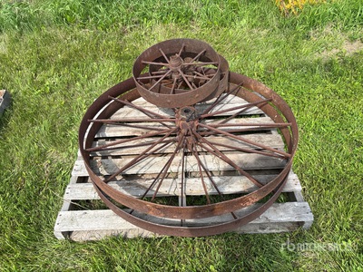 Quantity of (4) Steel Tractor Tire
