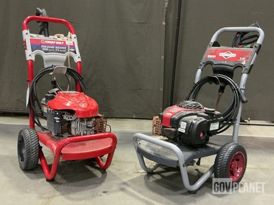 (1) Troy-Bilt 020337 Power Washer & (1) Briggs & Stratton 020545 Power Washer