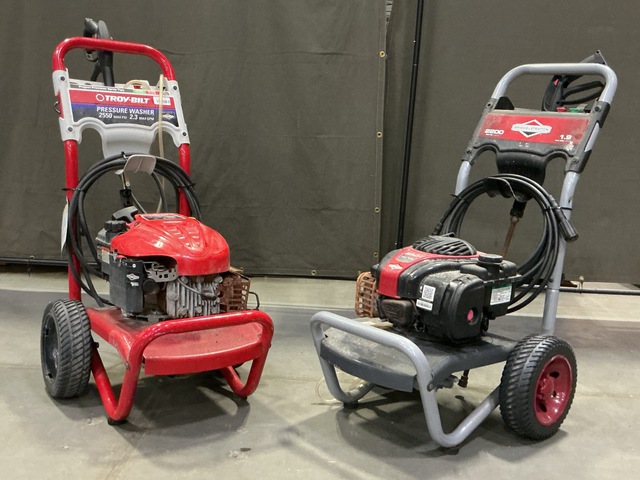(1) Troy-Bilt 020337 Power Washer & (1) Briggs & Stratton 020545 Power Washer