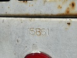 Frame Stamp Serial Number/VIN Photo