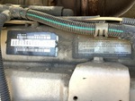Upper Engine with Emission Certification Label