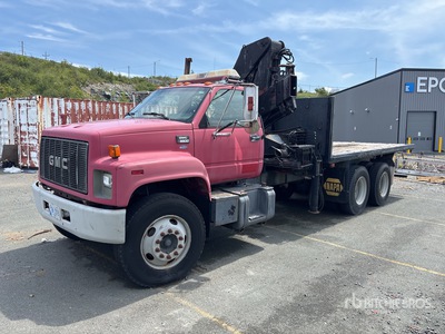Hiab 7870 Knuckle Boom on 2001 GMC C8500 6x4 Boom Truck (Inoperable)