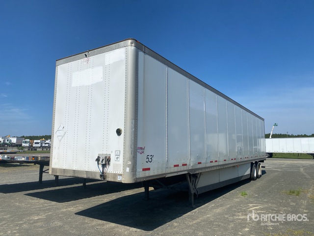 2016 Wabash DVCVHPC 53 Ft X 102 In T/A Van Trailer