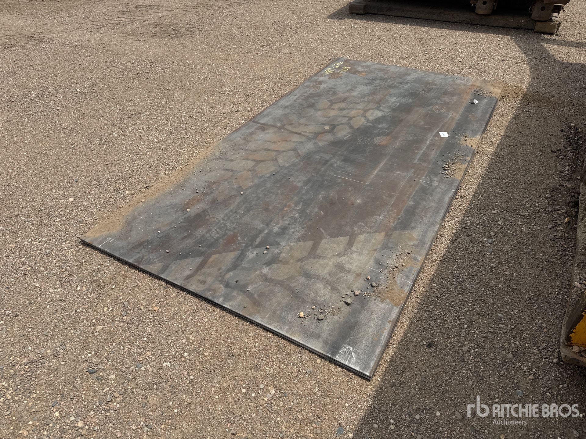 Quantity of (2) 2026 SKLP 5 ft x 9 ft 10 in (0.5 in Thick) Steel Plates (Unused)