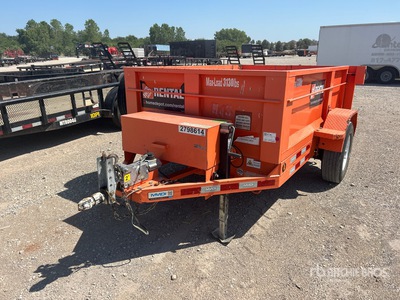 2019 MMDI 8 ft S/A Gooseneck مقطورة تفريغ خفيفة