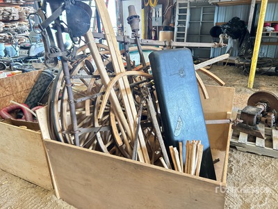 Quantity of Antique Wheels Antiques