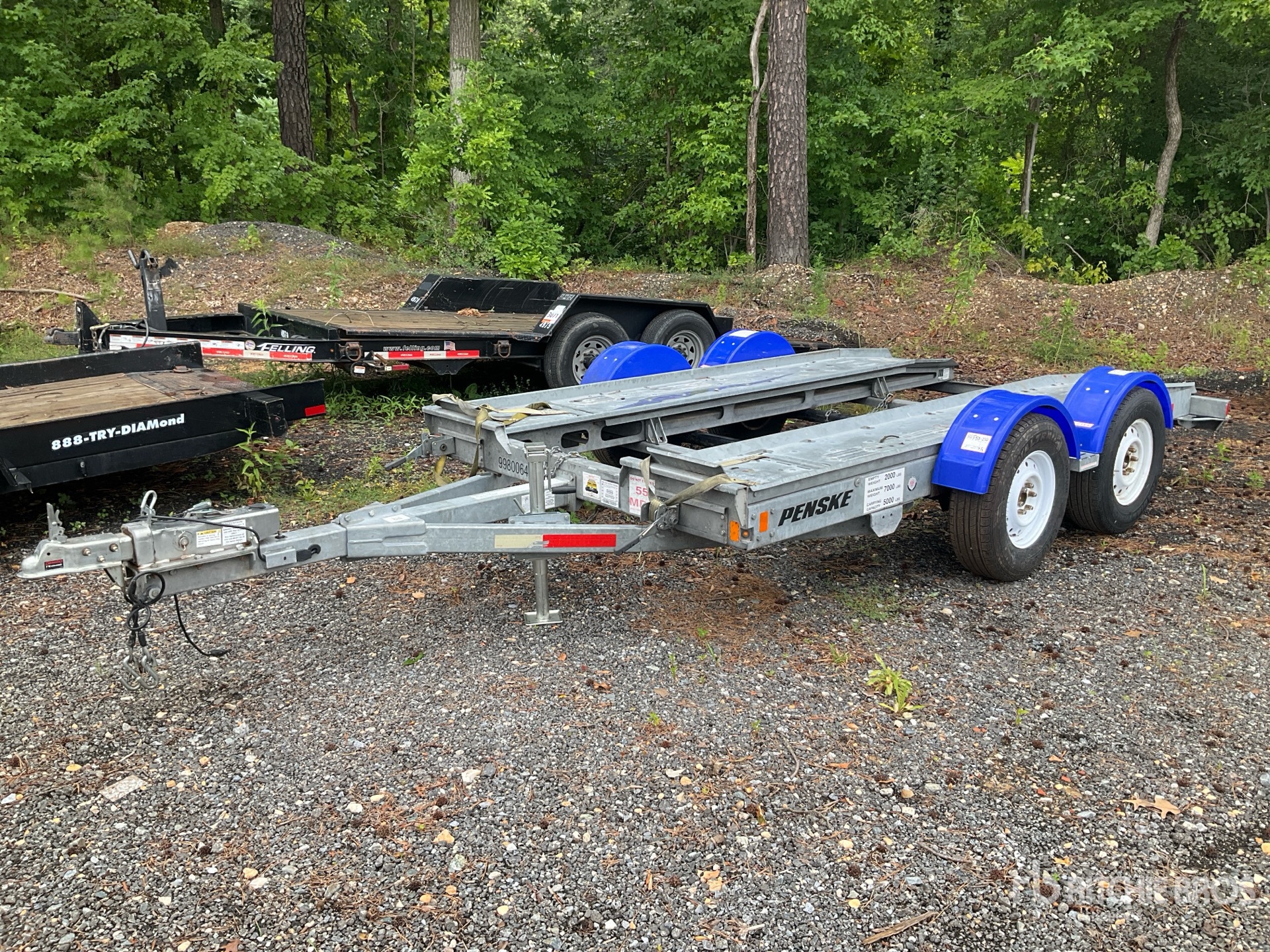 2019 Demco AT7000P T/A 1 Car Open Car Carrier Trailer