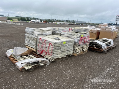 Quantity of (8) Pallets of Misc Shelving