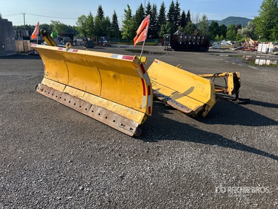 12 ft Hydraulic Reversing Chasse-neige - Fits Wheel Loader