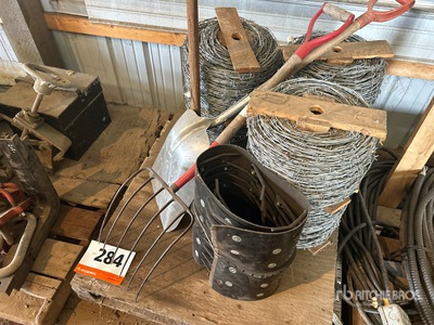Barbwire Rolls, Shovel, Hay Fork, Combine 17 in Width Pickup Belt
