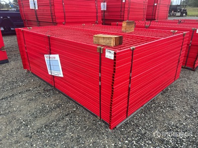 Quantity of (30) Canex 8 ft x 6 ft Powder Coated bouw hek (Unused)