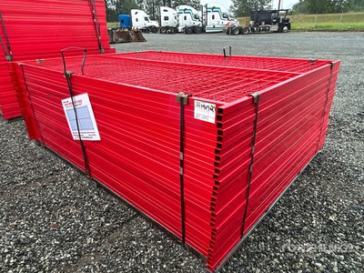 Quantity of (30) Canex 8 ft x 6 ft Powder Coated bouw hek (Unused)