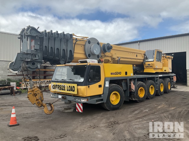 2005 Grove 5240 240 ton 10x8x10 All Terrain Crane