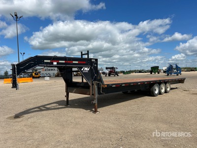 2004 SWS  30 ft Tri/A Gooseneck Remorque à plateau