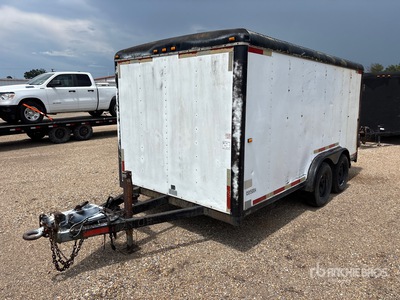 1992 Wells Cargo 14 ft T/A Enclosed Trailer