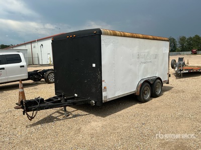1993 Wells Cargo 13 ft T/A Enclosed Trailer