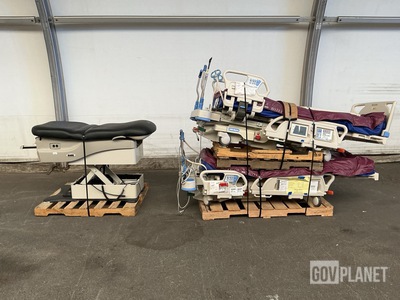 (2) Hill-Rom Progressa Pulmonary Hospital Beds & (1) Midmark Examination Tables