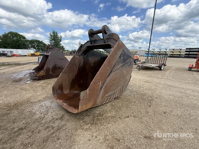 Empire 60 in Q/C Digging Excavator Bucket - Fits WB Hydraulic Quick Coupler