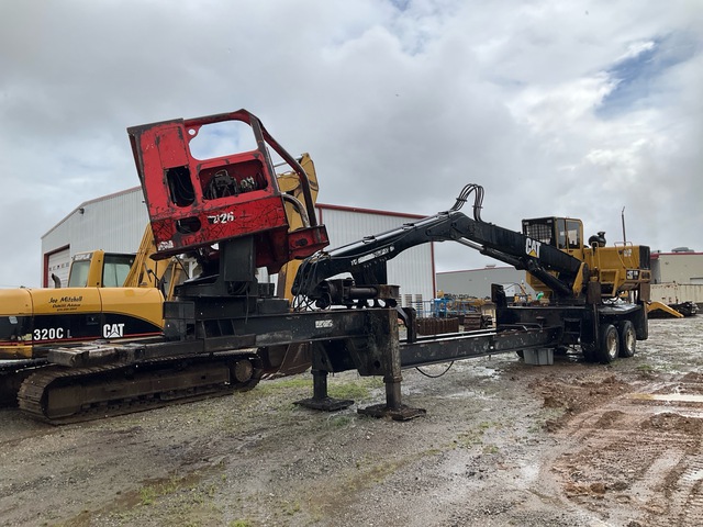 2013 (unverified) Cat 559B Trailer Mounted Leveling Heel Boom Log Loader (Inoperable)