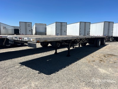 1999 Transcraft 45 ft T/A Spread Axle Flatbed Trailer