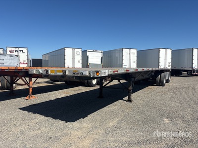 2006 Utility 48 ft T/A Spread Axle Flatbed Trailer