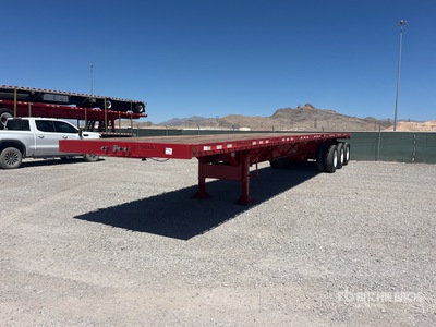 2007 Manac 12345A00 45 ft Tri/A 45 ft - 80 ft Extendable Flatbed Trailer