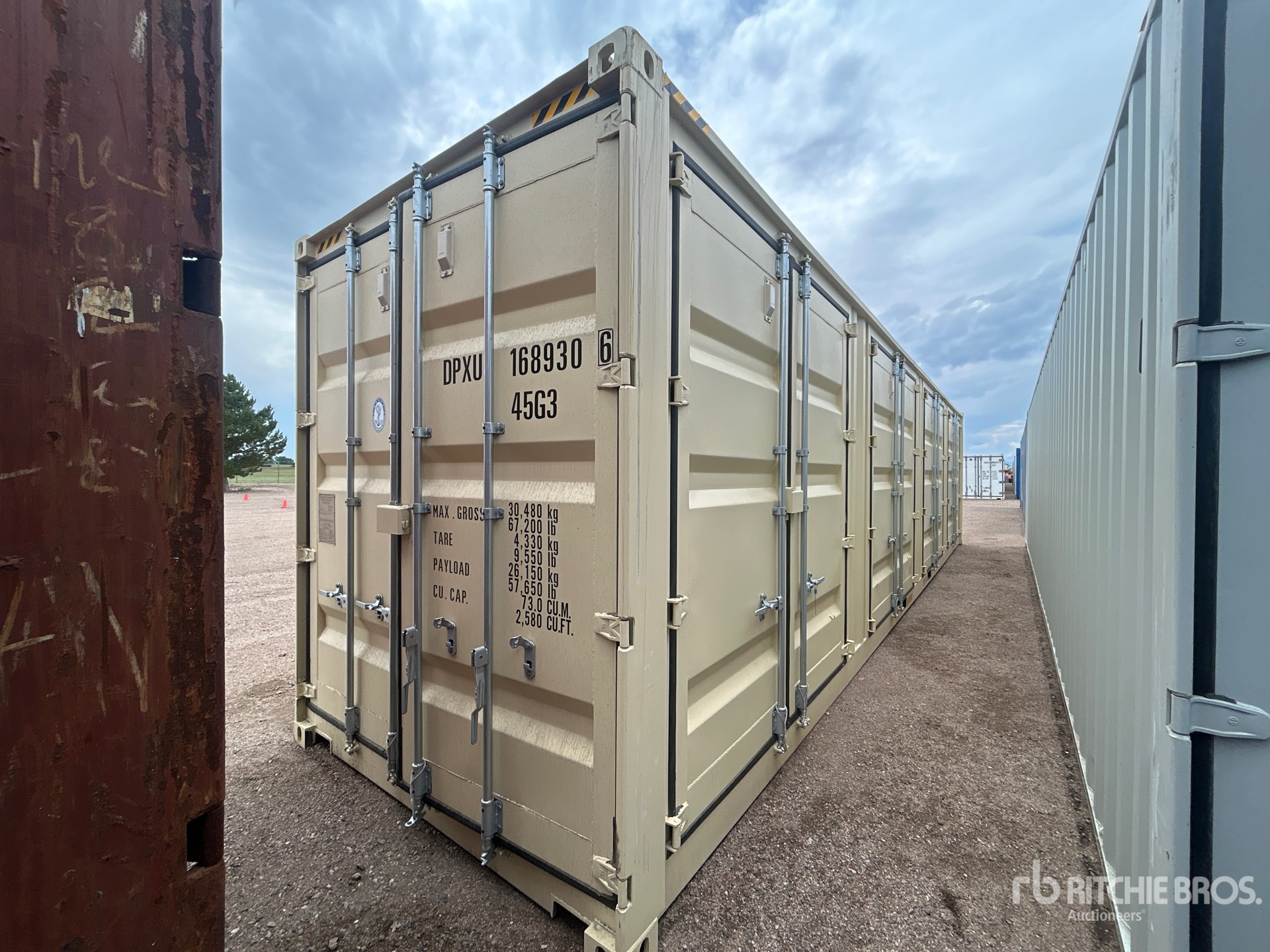 2026 40 ft High Cube Multi-Door Storage Container