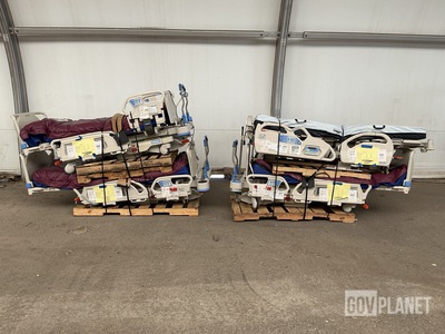 (4) Hill-Rom Hospital Beds