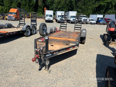 2018 MMDI 614SLTD 12000 lb 14 ft T/A Equipment Trailer