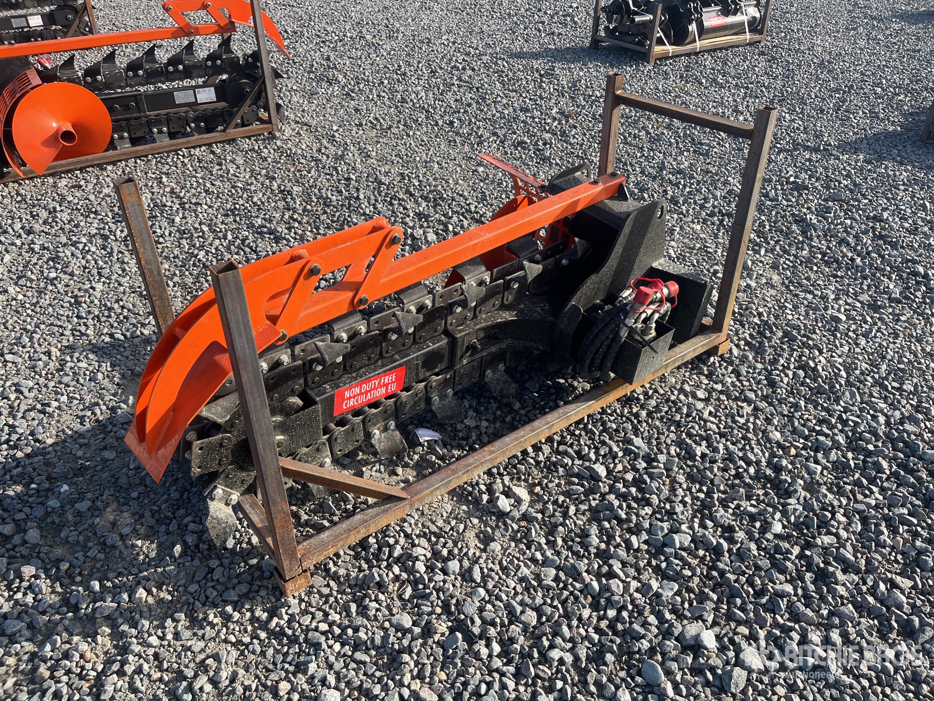 2026 GIYI GY-X39F Mini Skid Steer Trencher (Unused)