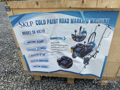 2026 SKLP SK-HXJ10 Cold Paint Road Marking Machine Road Signs (Unused)