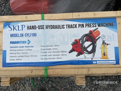 2026 SKLP SK-SYLJ100 HAND-USE HYDRAULIC TRACK PIN PRESS MACHINE Divers - Magasin, entrepôt, consommateur (Unused)