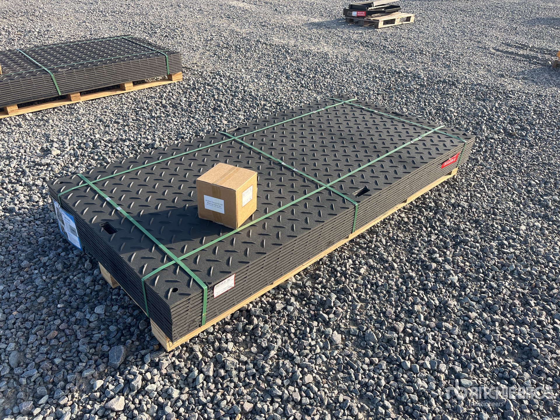Quantity of (12) 2026 SKLP SK-LJB12 Polyethylene Sheet Ground Protection Mats (Unused)
