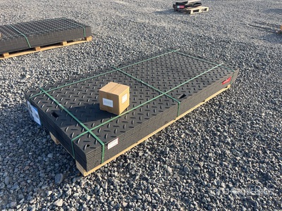 Quantity of (12) 2026 SKLP SK-LJB12 Polyethylene Sheet Ground Protection Mats (Unused)