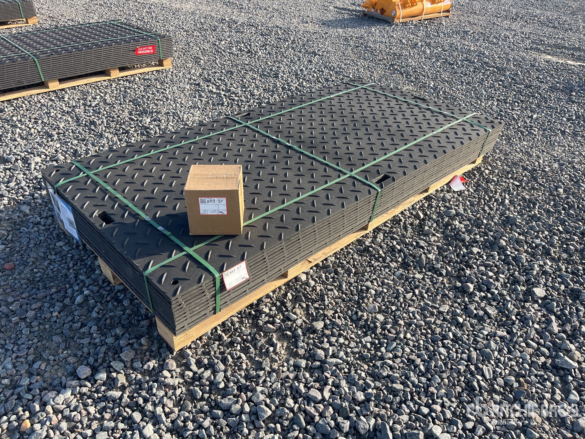 Quantity of (12) 2026 SKLP SK-LJB12 Polyethylene Sheet Ground Protection Mats (Unused)
