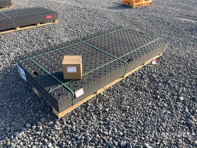Quantity of (12) 2026 SKLP SK-LJB12 Polyethylene Sheet Ground Protection Mats (Unused)