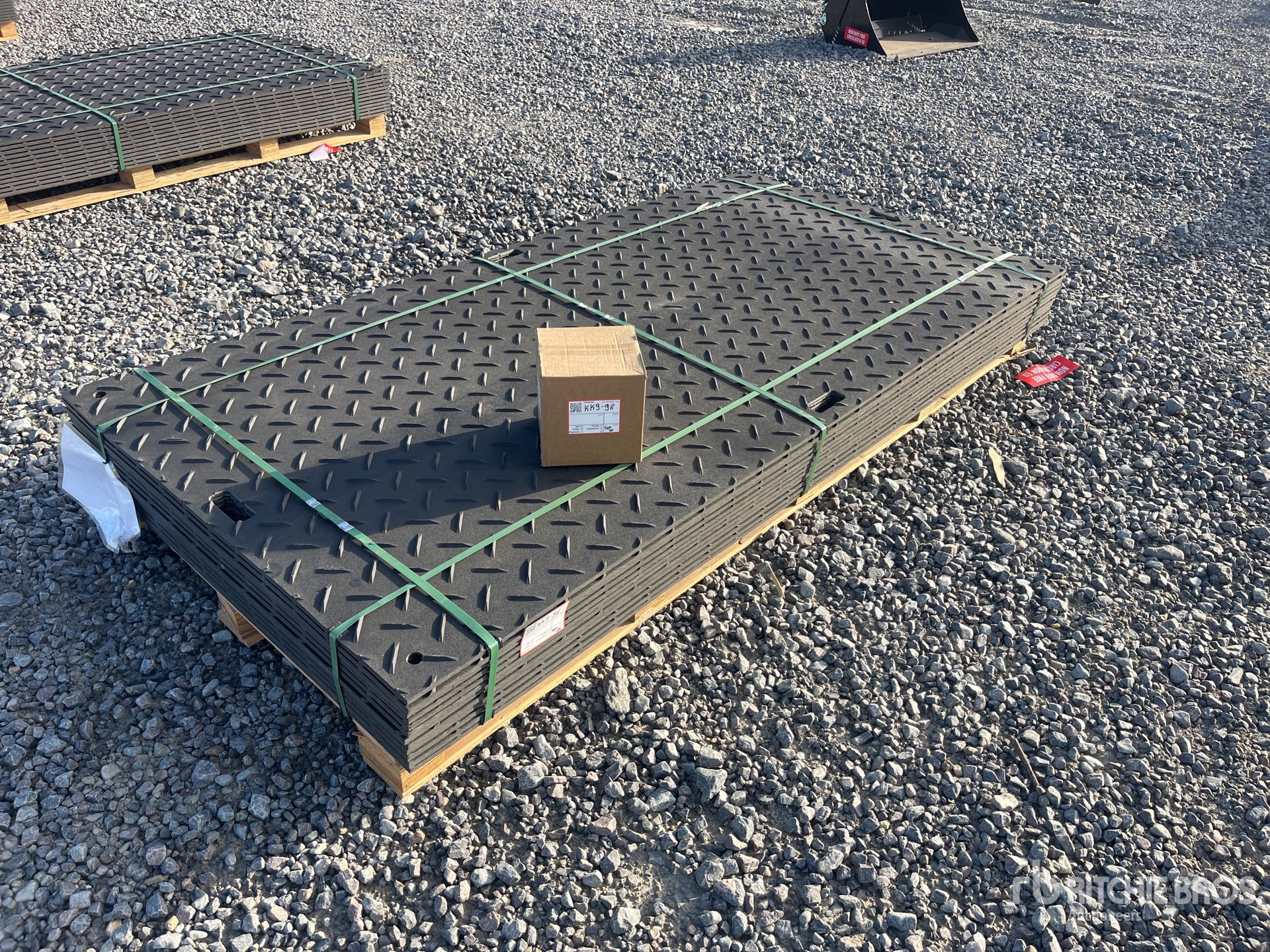 Quantity of (12) 2026 SKLP SK-LJB12 Polyethylene Sheet Ground Protection Mats (Unused)
