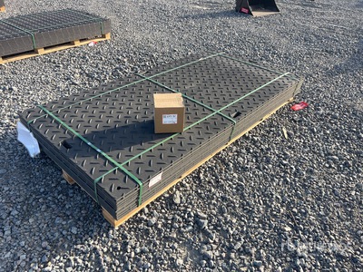 Quantity of (12) 2026 SKLP SK-LJB12 Polyethylene Sheet Ground Protection Mats (Unused)
