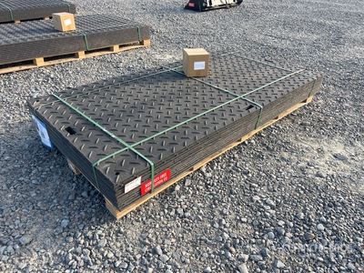 Quantity of (12) 2026 SKLP SK-LJB12 Polyethylene Sheet Ground Protection Mats (Unused)
