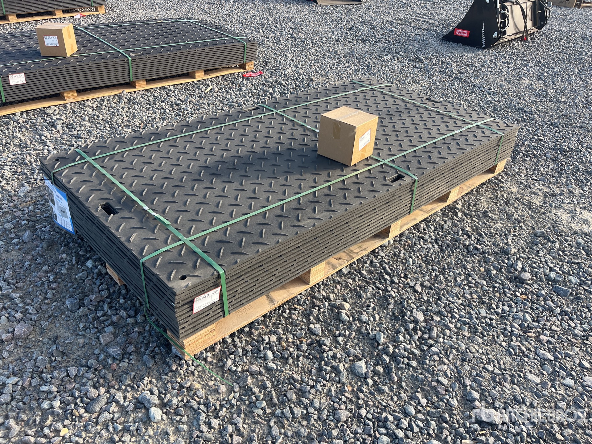 Quantity of (12) 2026 SKLP SK-LJB12 Polyethylene Sheet Ground Protection Mats (Unused)