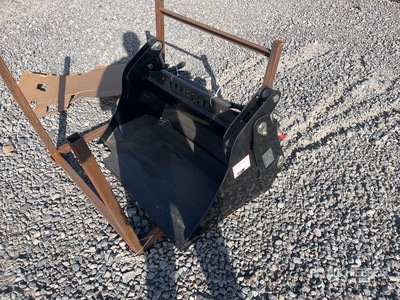 2026 GIYI GY-XKH39 1000 mm Q/C Multi-Purpose Mini Skid Steer 4 in 1 Bucket Skid Steer Bucket (Unused)