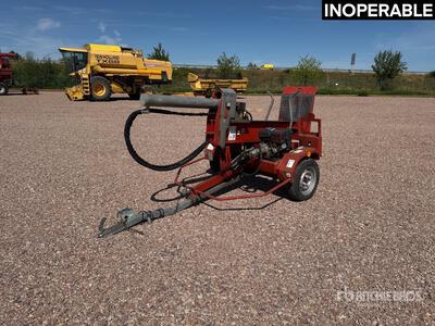 2014 Rabaud 70027D Gasoline Fendeuse A Bois مقسم الأخشاب (Inoperable)