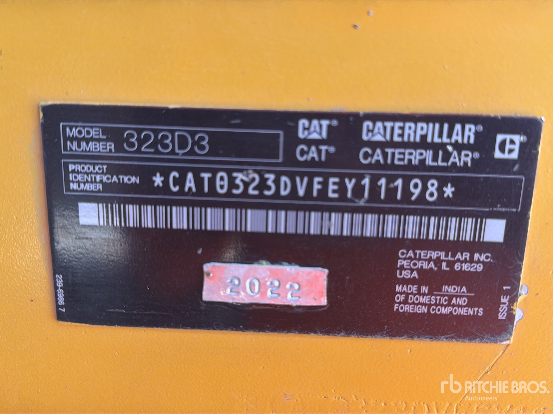 2022 Cat 323D3 Excavadora Hidraulica / Tracked Excavator
