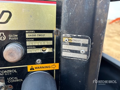 Lincoln Electric SA300-TMD27 350 A Skid-Mounted Stick Spawarka napędzana silnikiem