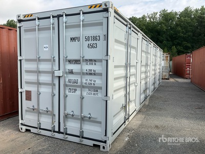 2026 40 Ft High Cube Multi-Door Conteneur de stockage (Unused)